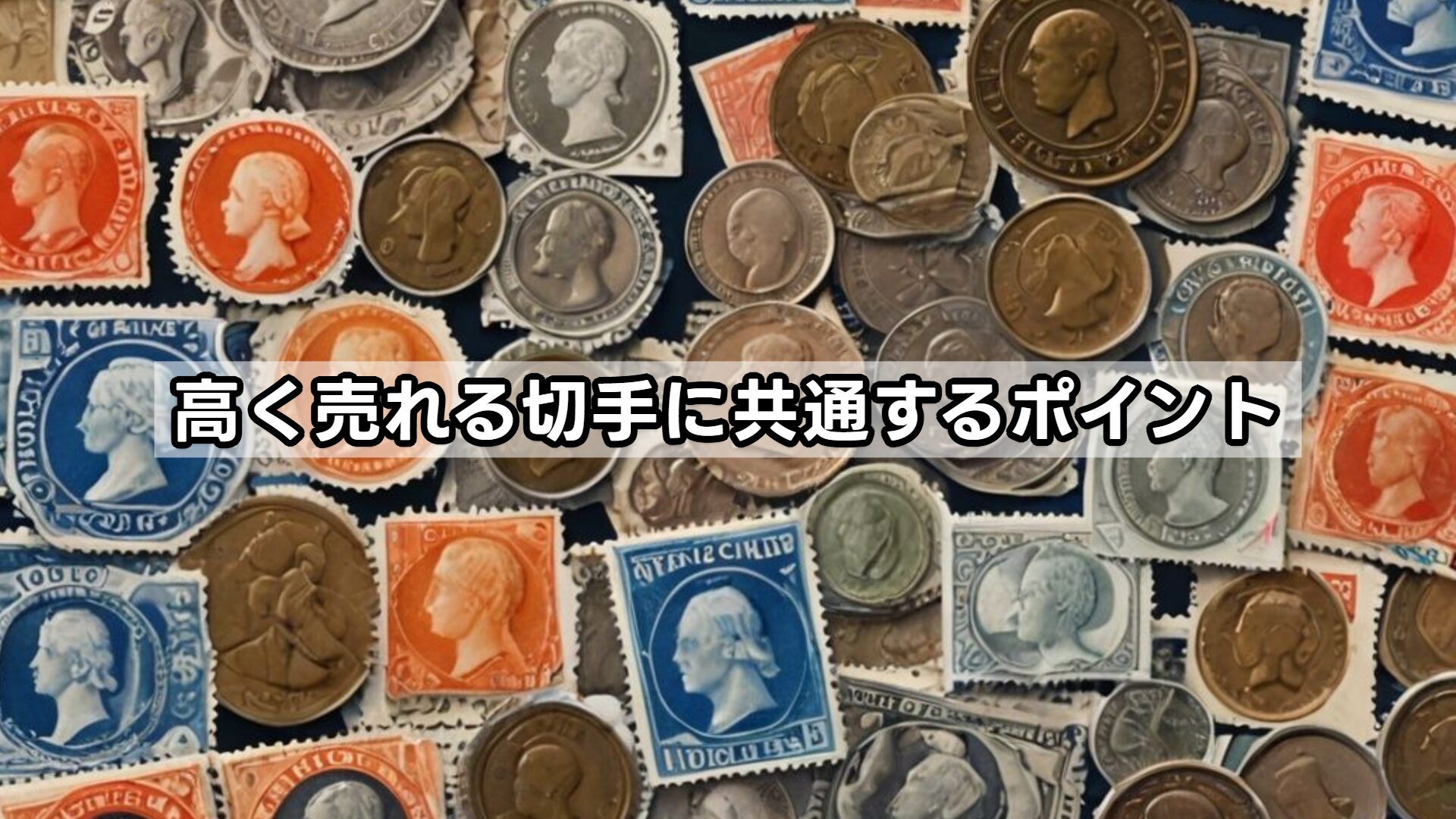 高く売れる切手に共通するポイント