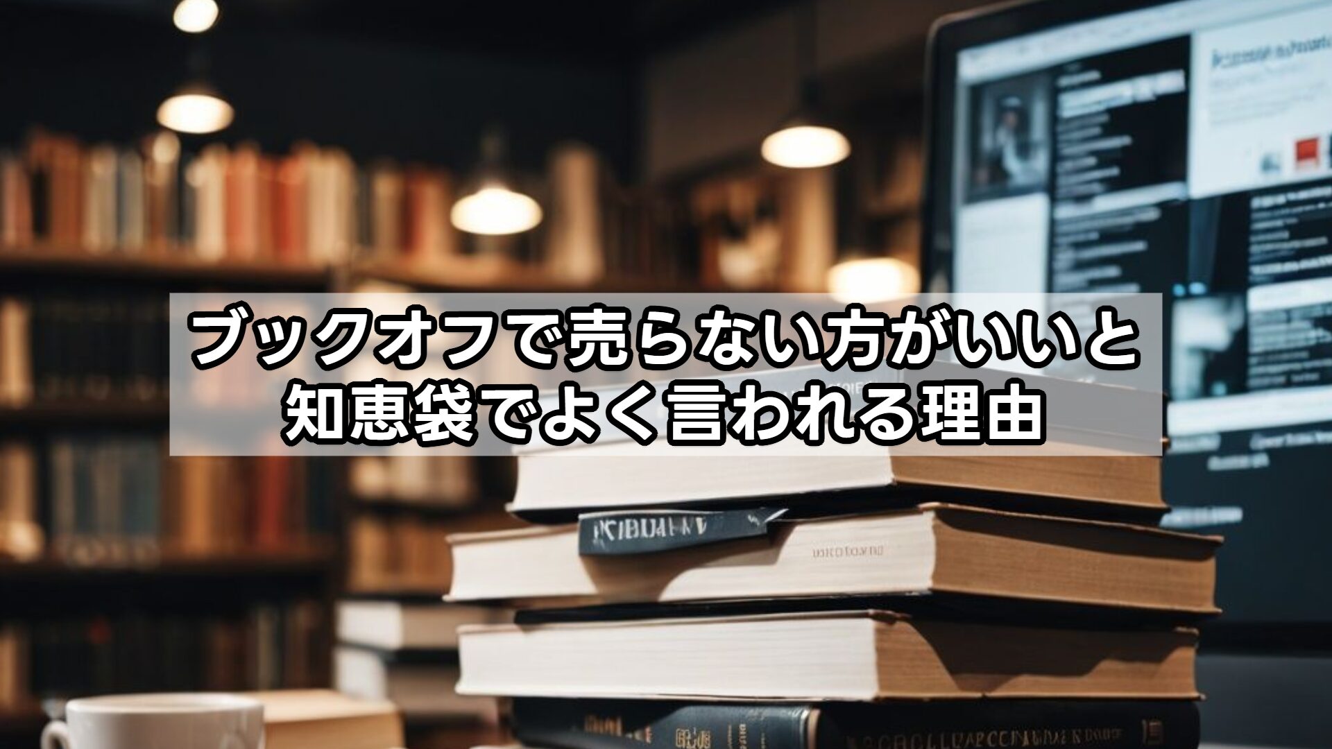 ブックオフで売らない方がいいと知恵袋でよく言われる理由