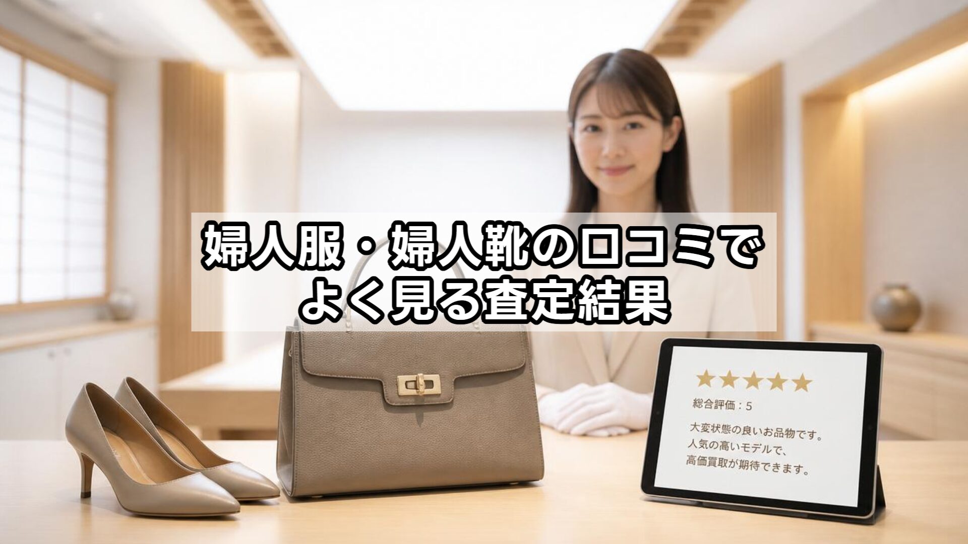 婦人服・婦人靴の口コミでよく見る査定結果