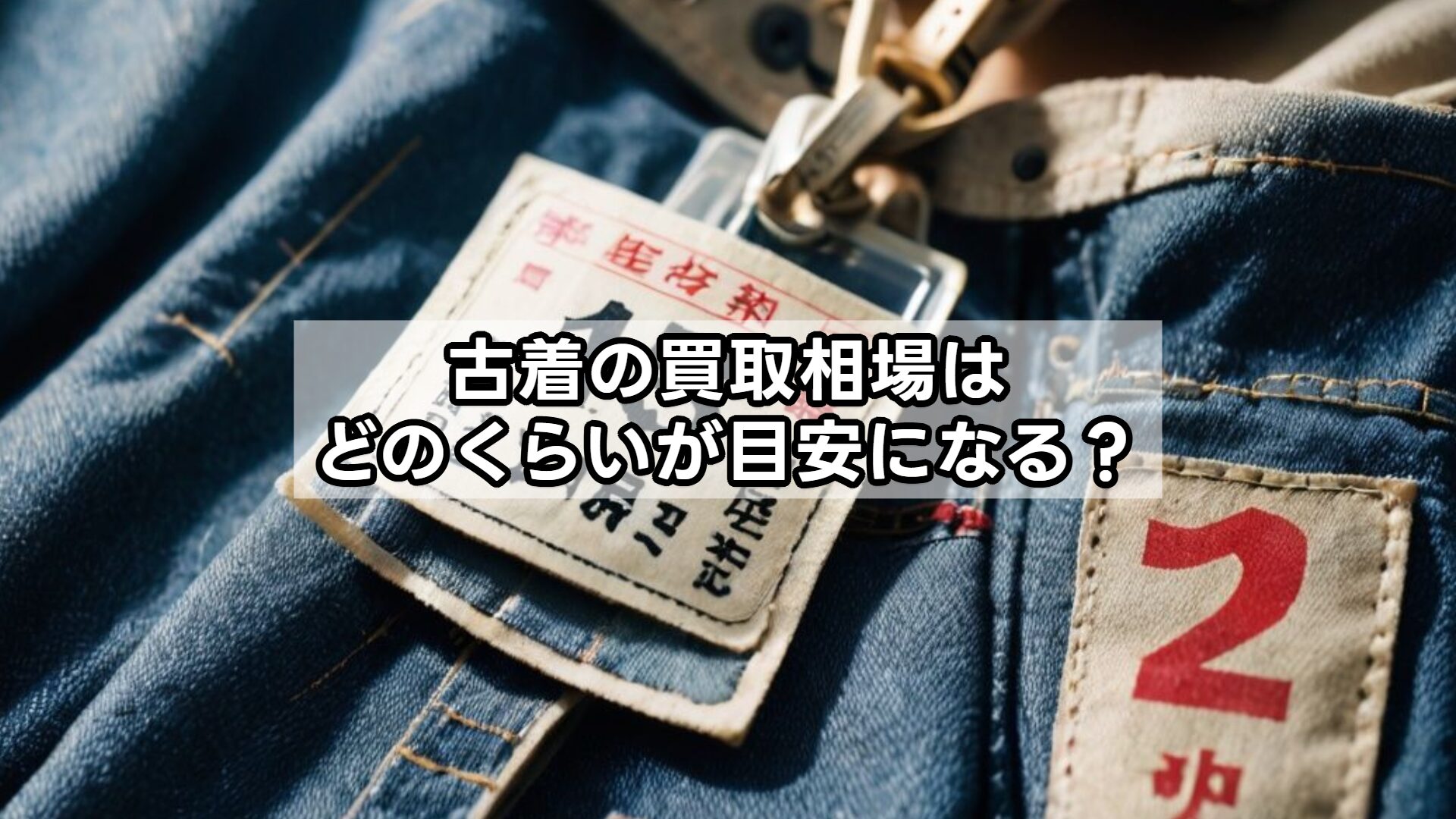 古着の買取相場はどのくらいが目安になる？