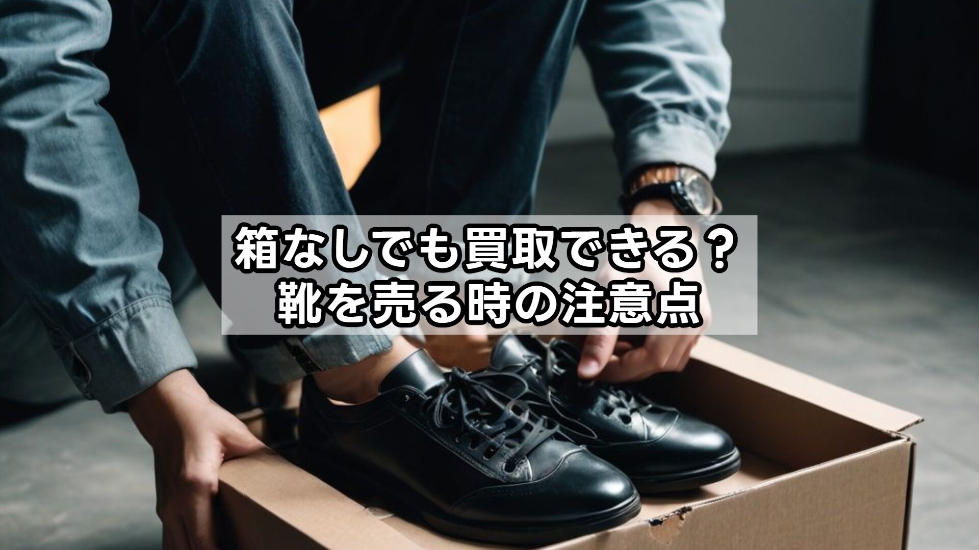 箱なしでも買取できる？靴を売る時のの注意点