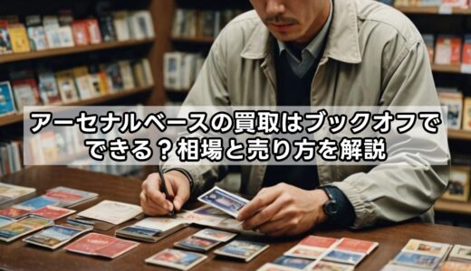 アーセナルベースの買取はブックオフでできる？相場と売り方を解説