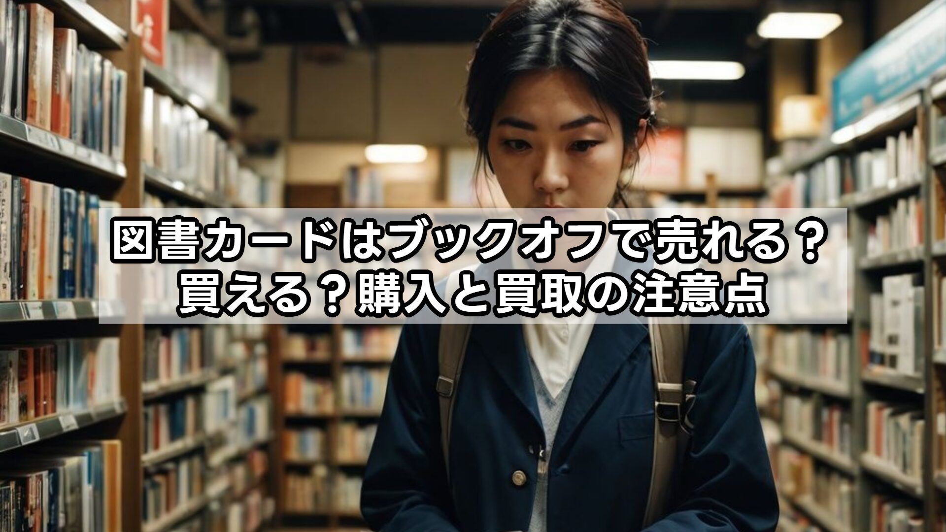 図書カードはブックオフで売れる？買える？購入と買取の注意点