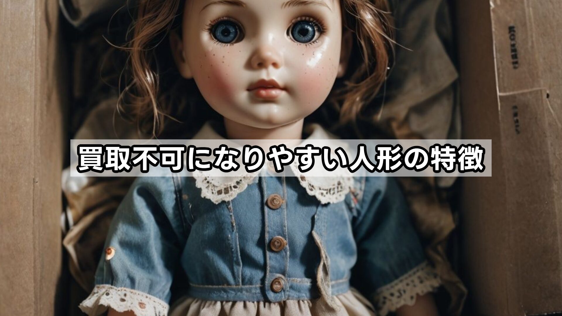 買取不可になりやすい人形の特徴