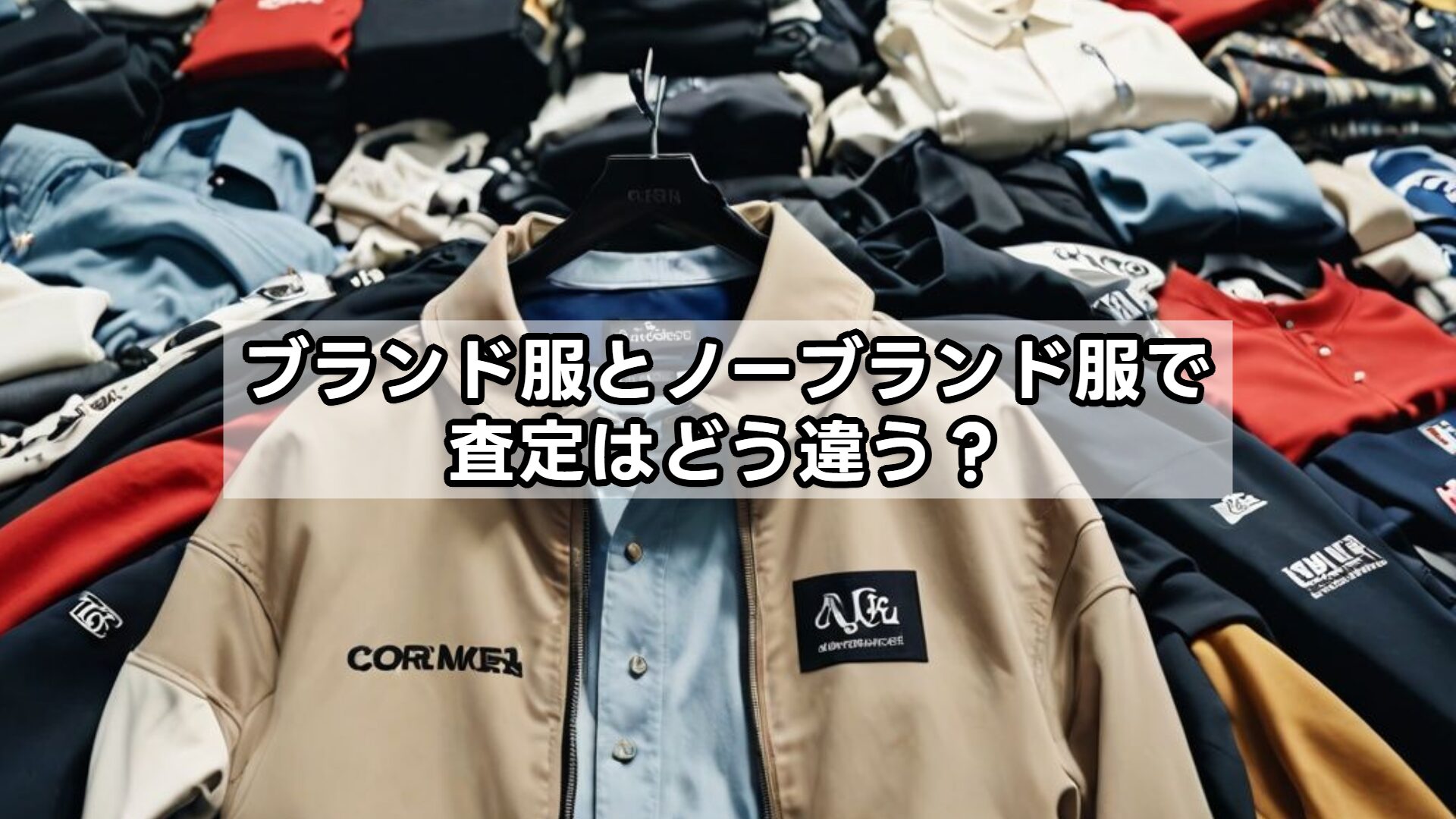 ブランド服とノーブランド服で査定はどう違う？