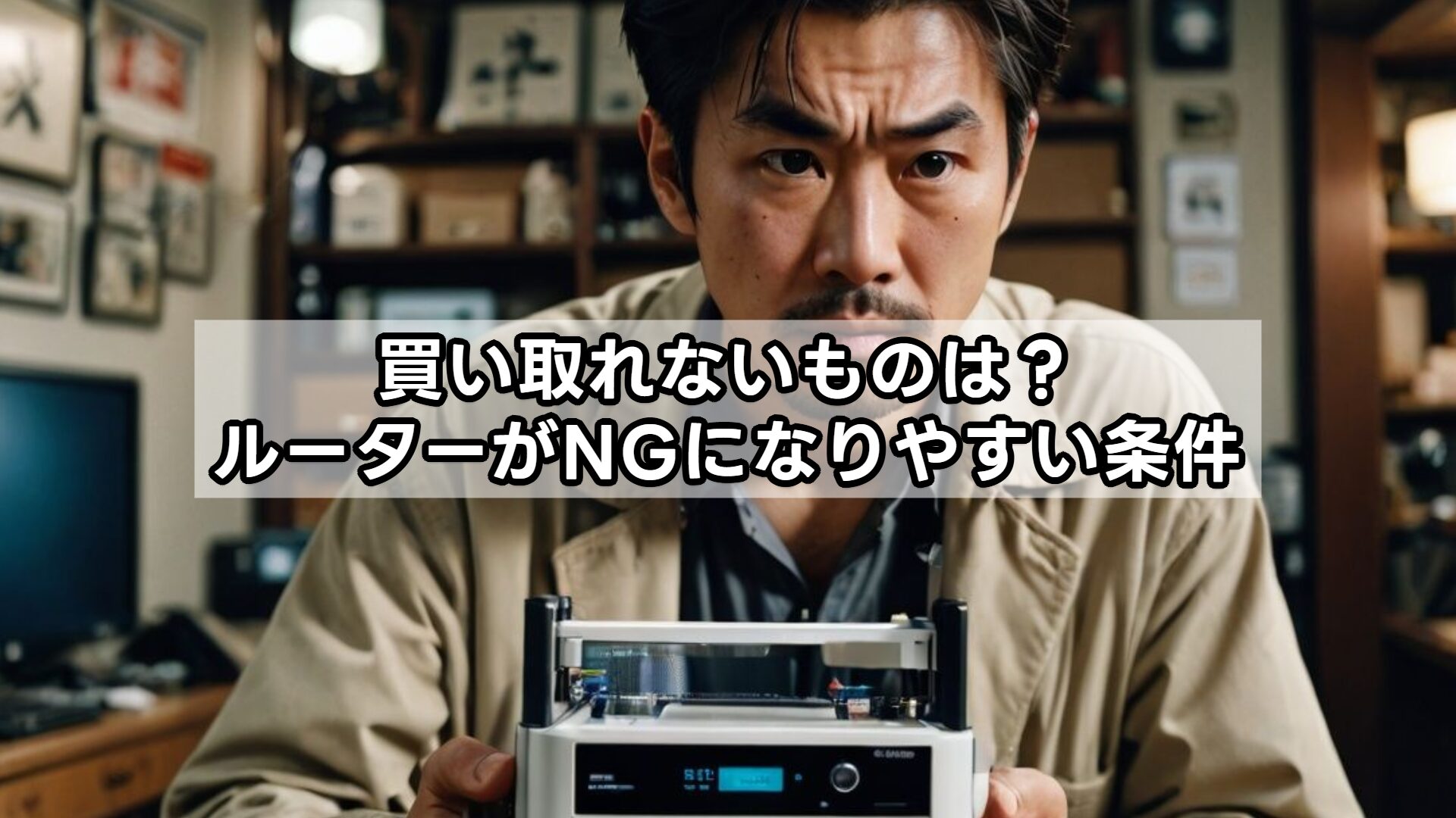 買い取れないものは？ルーターがNGになりやすい条件