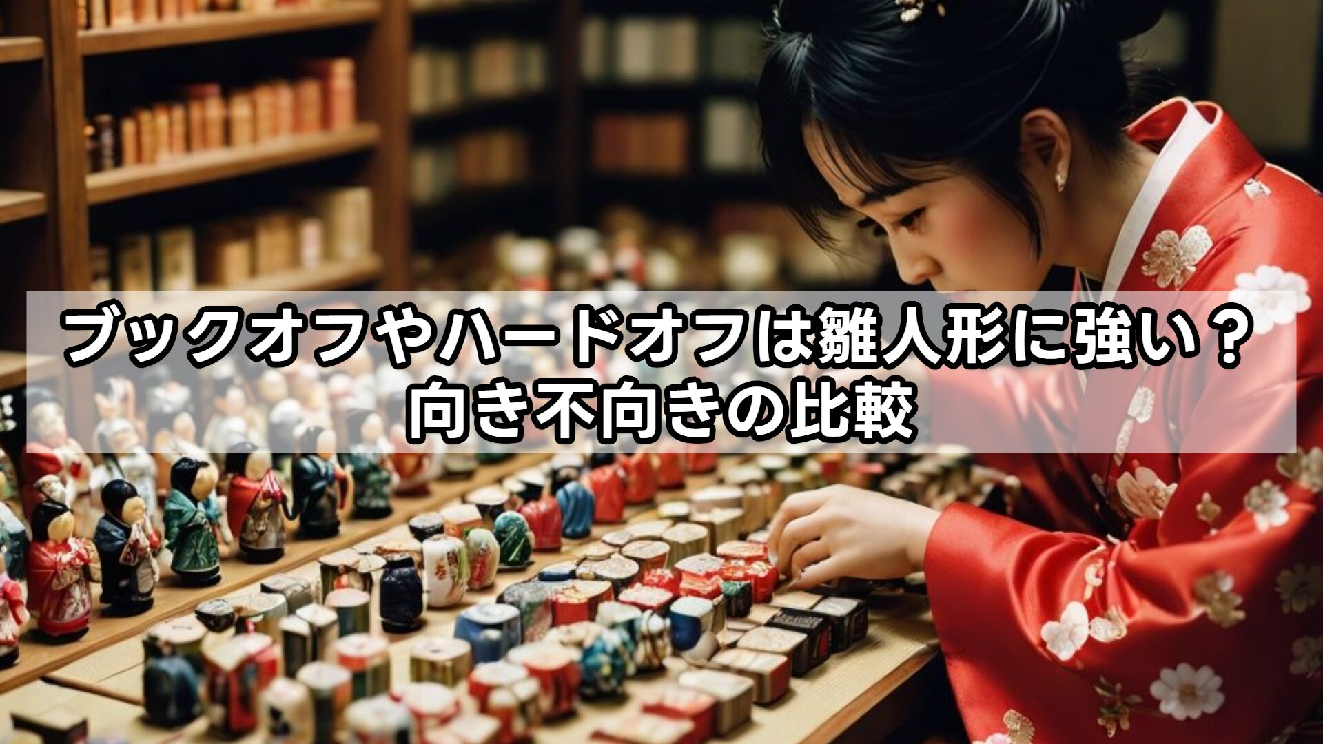 ブックオフやハードオフは雛人形に強い？向き不向きの比較