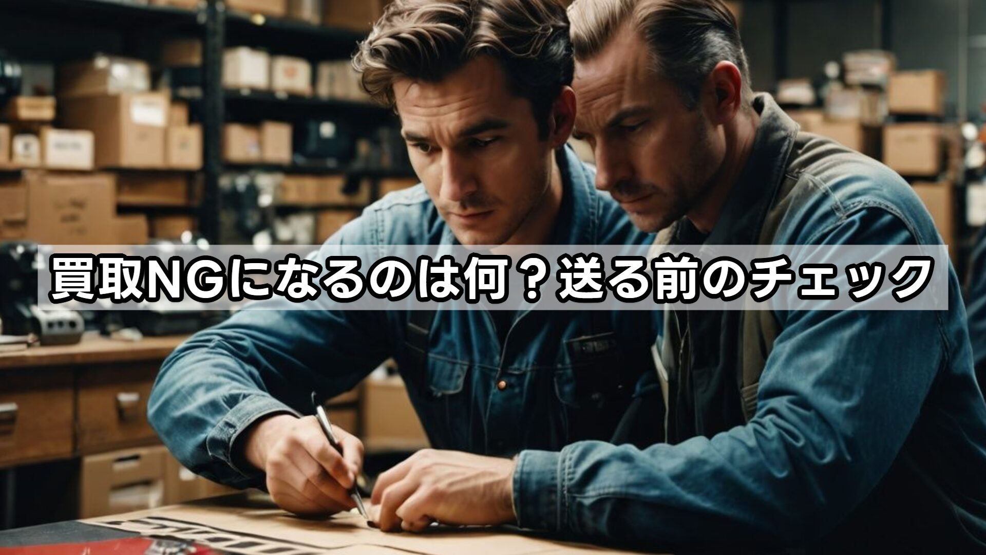 買取NGになるのは何？送る前のチェック