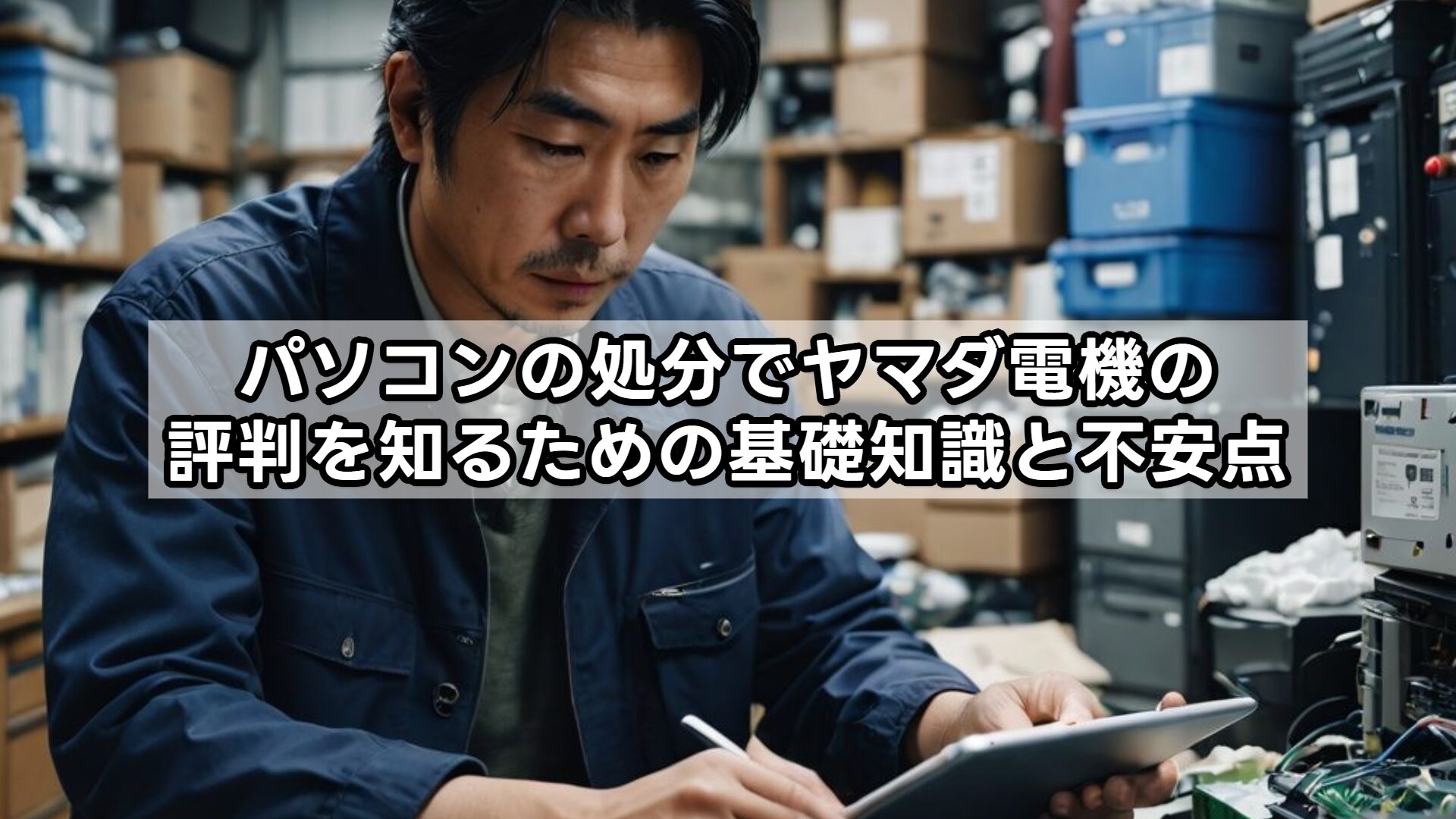 パソコンの処分でヤマダ電機の評判を知るための基礎知識と不安点