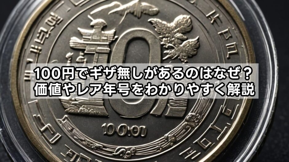 100円でギザ無しがあるのはなぜ？価値やレア年号をわかりやすく解説