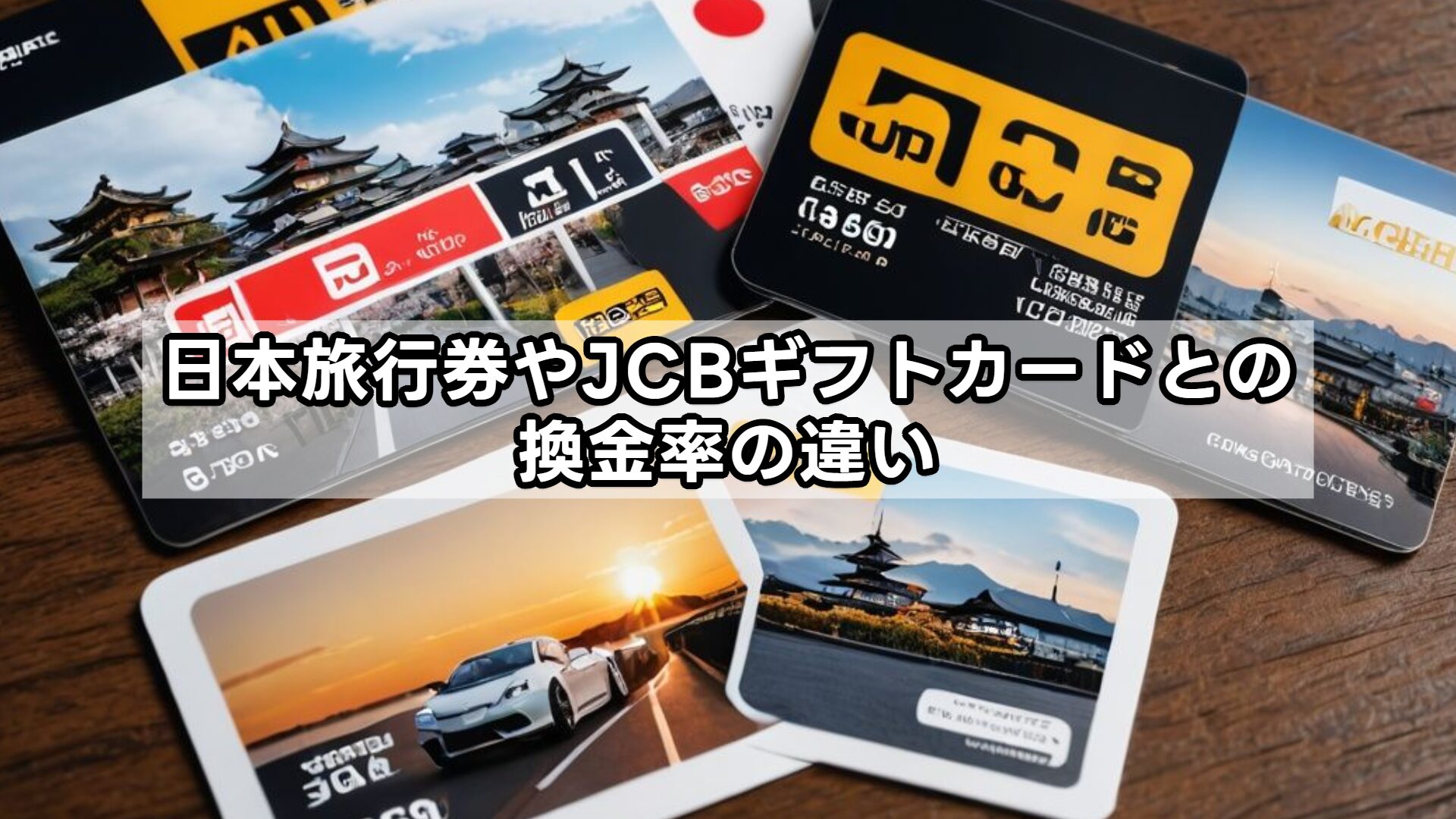 日本旅行券やJCBギフトカードとの換金率の違い