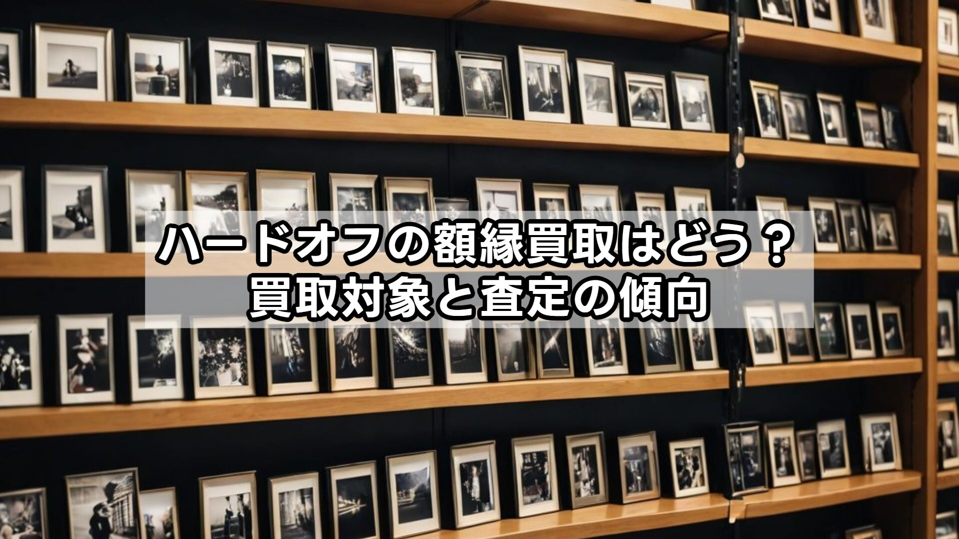 ハードオフの額縁買取はどう？買取対象と査定の傾向