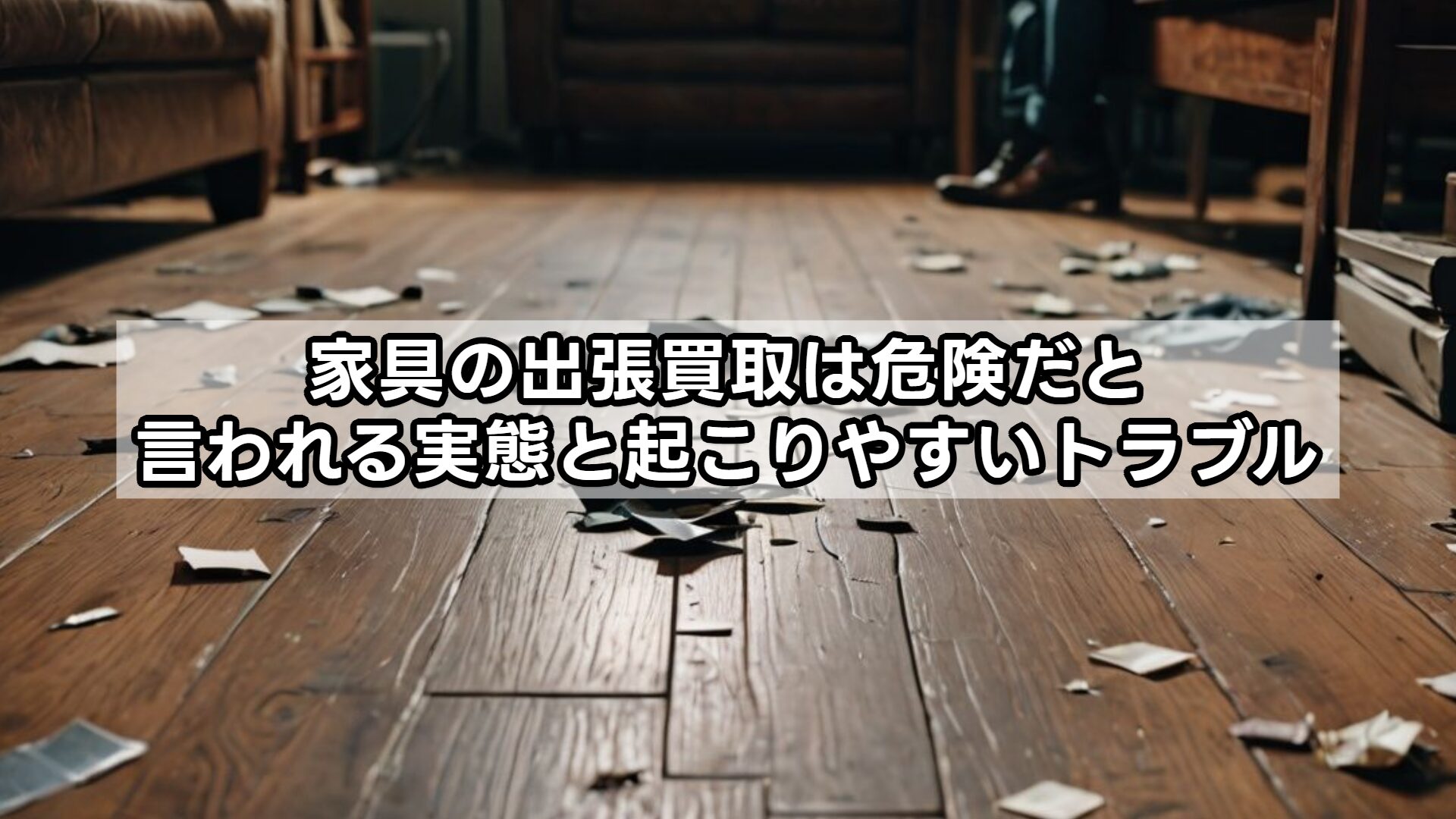 家具の出張買取は危険だと言われる実態と起こりやすいトラブル