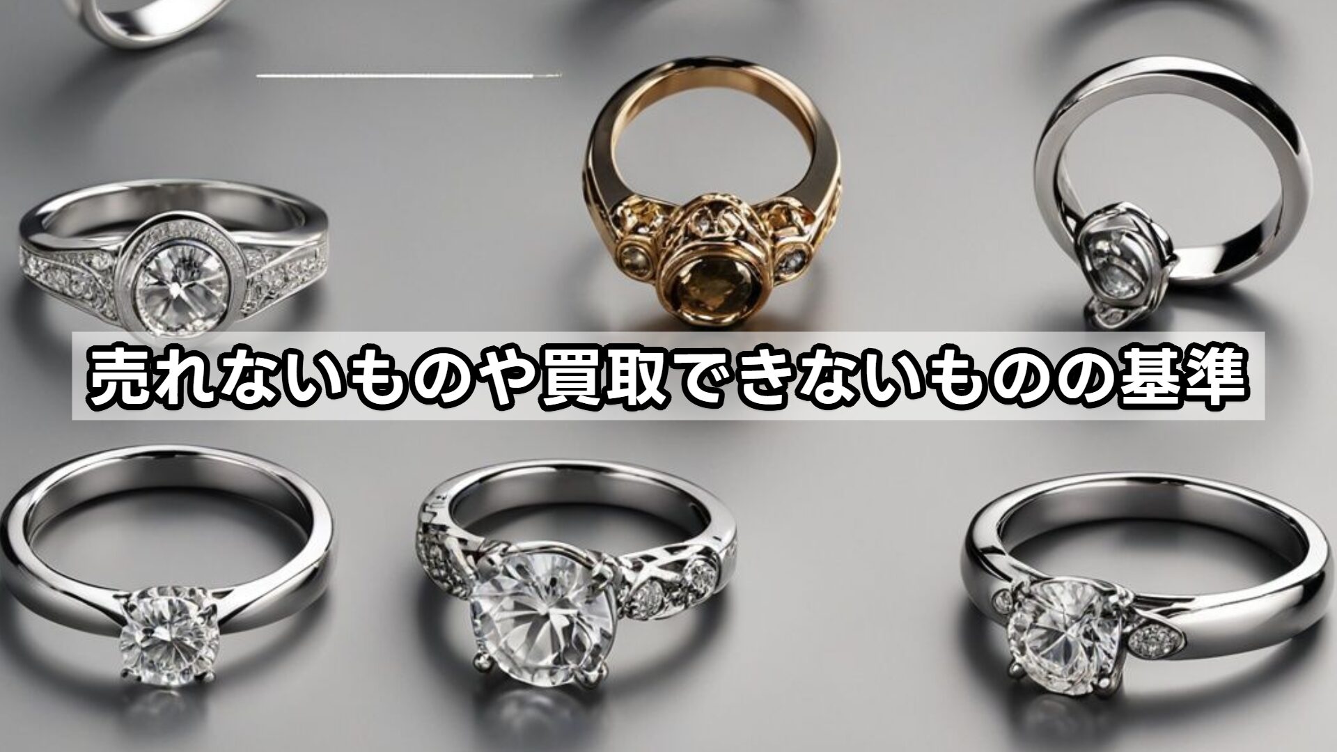 売れないものや買取できないものの基準