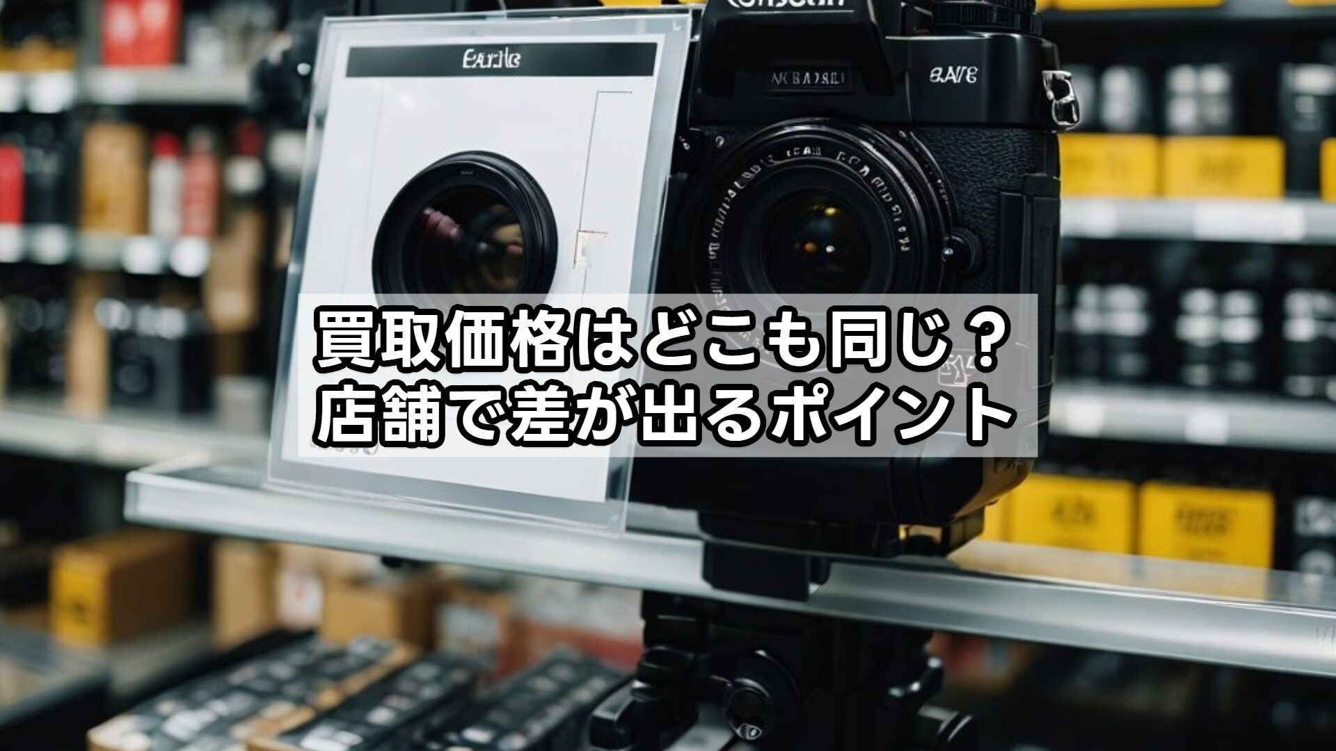 買取価格はどこも同じ？店舗で差が出るポイント