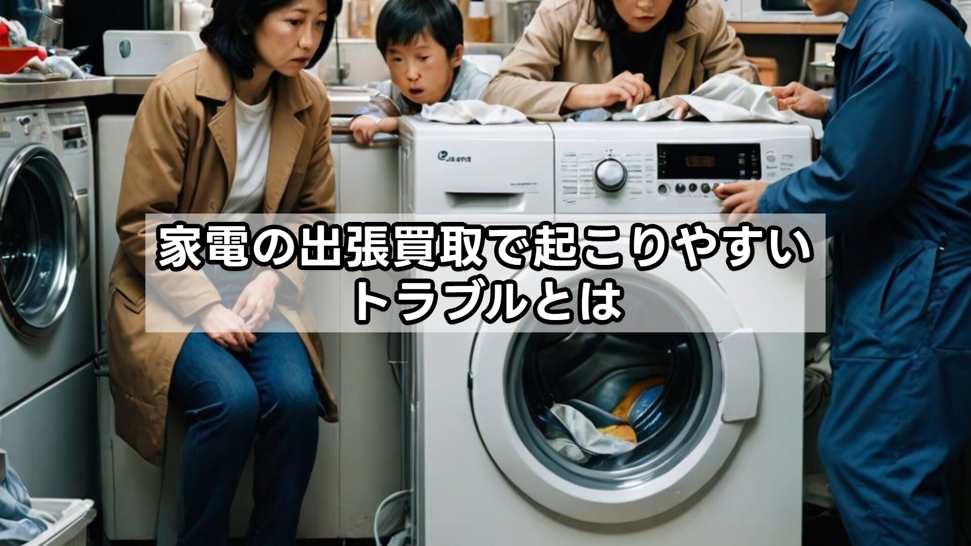 家電の出張買取で起こりやすいトラブルとは
