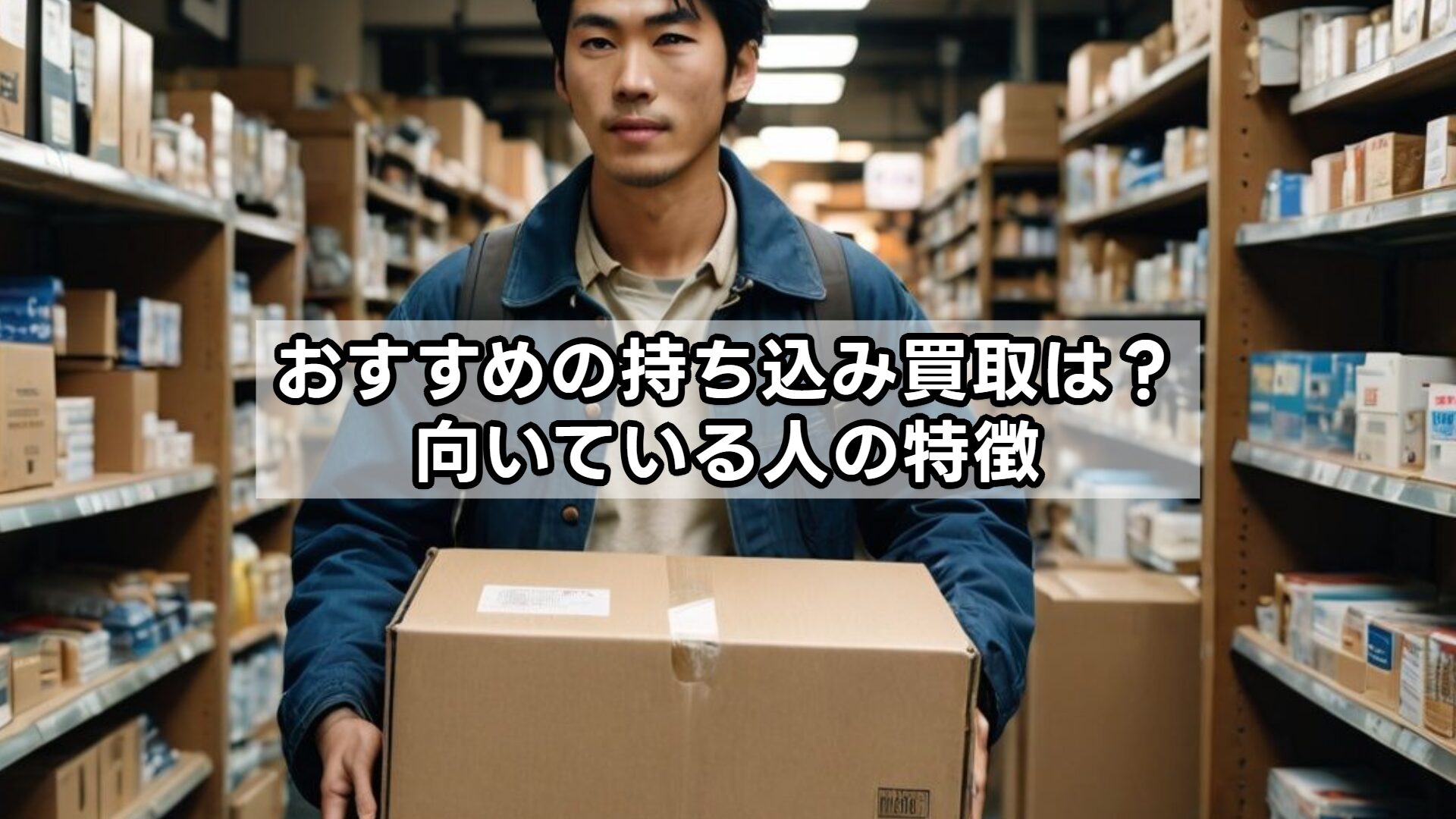 おすすめの持ち込み買取は？向いている人の特徴