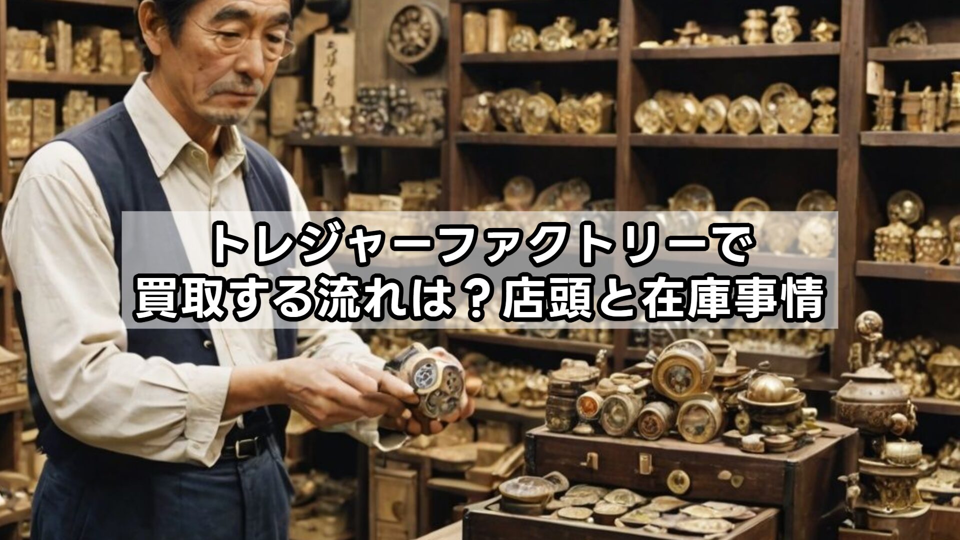 トレジャーファクトリーで買取する流れは？店頭と在庫事情