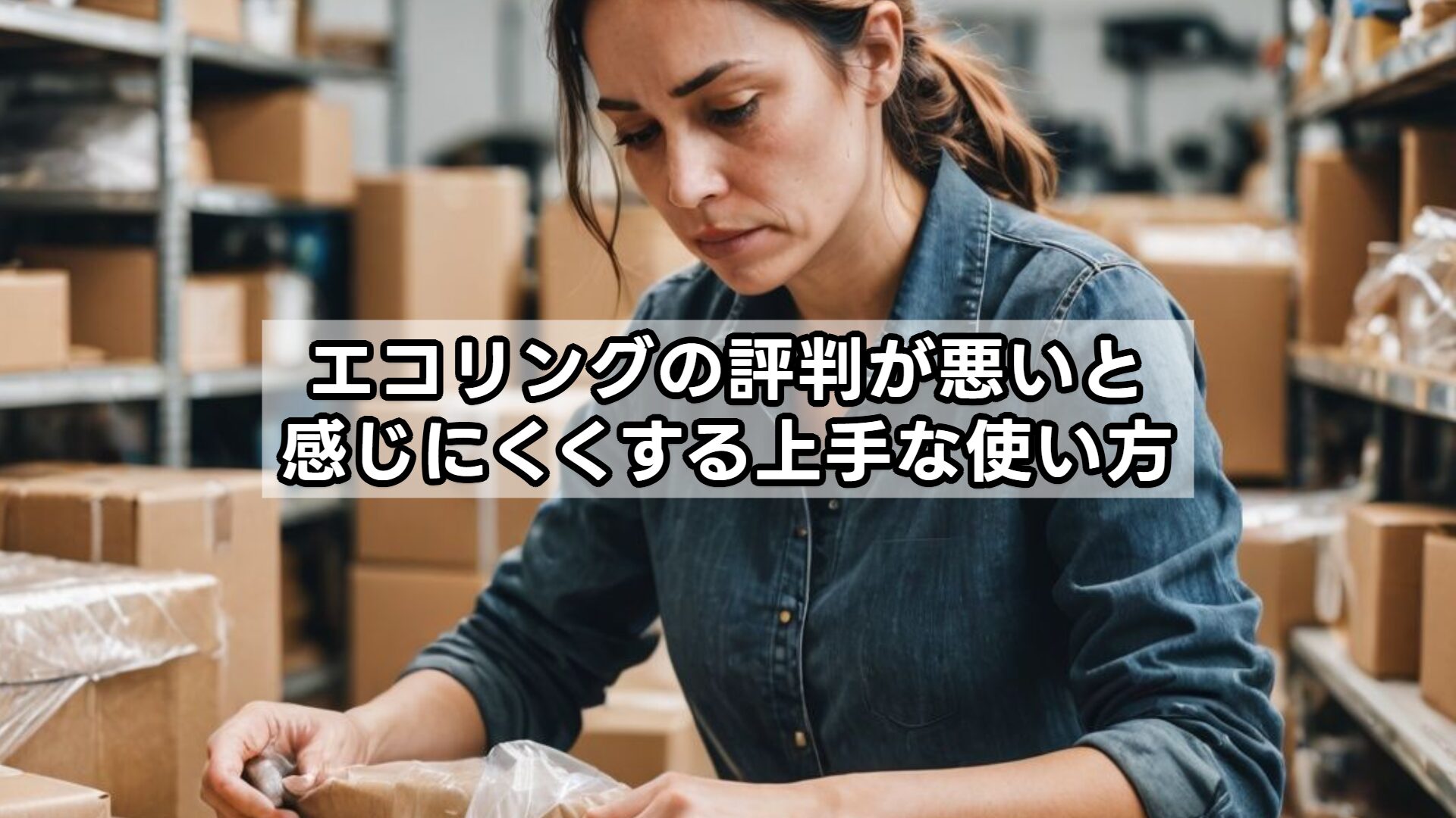 エコリングの評判が悪いと感じにくくする上手な使い方