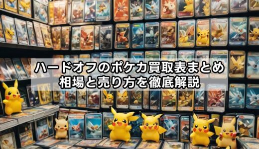 ハードオフのポケカ買取表まとめ｜相場と売り方を徹底解説