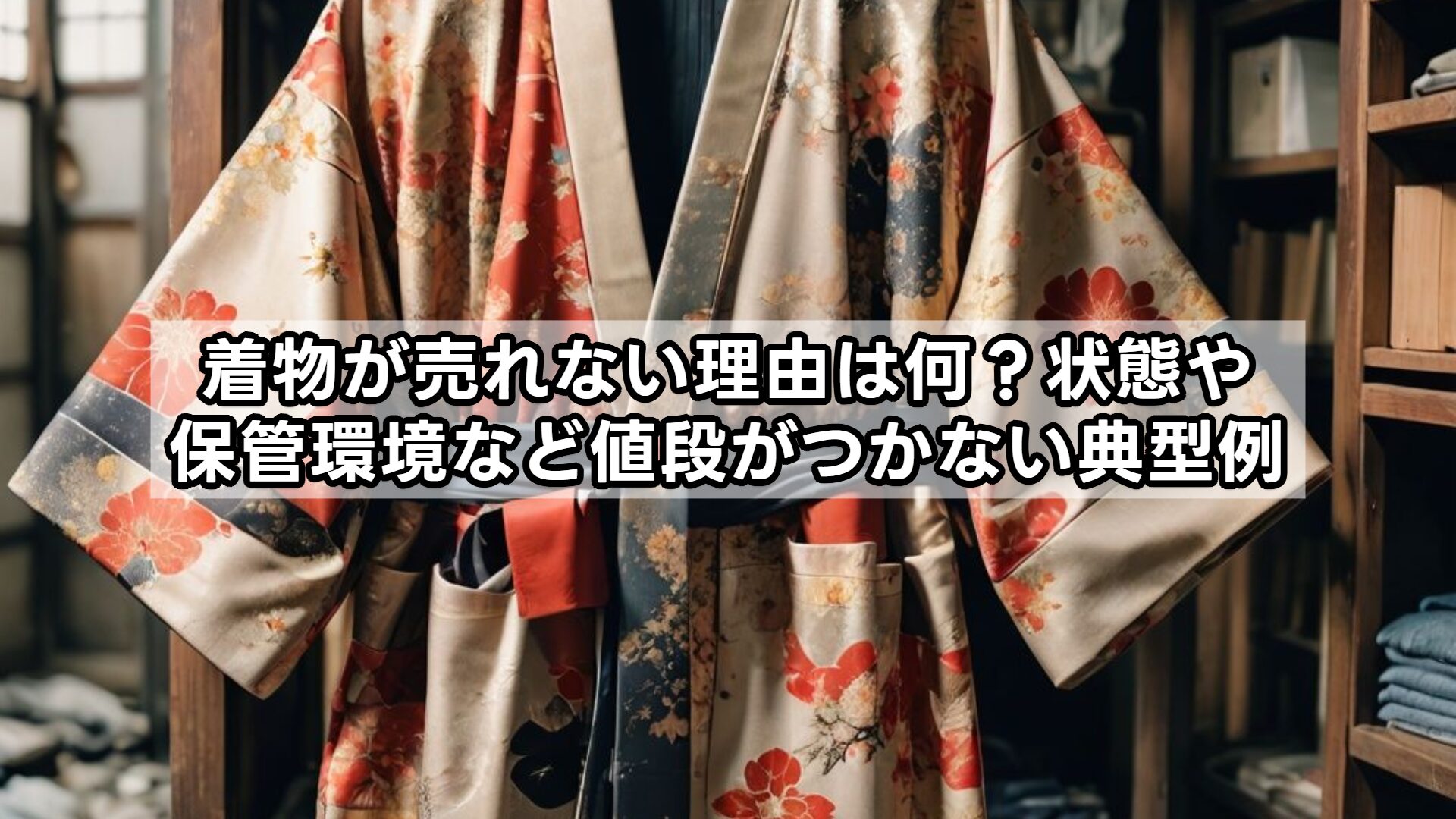 着物が売れない理由は何？状態や保管環境など値段がつかない典型例