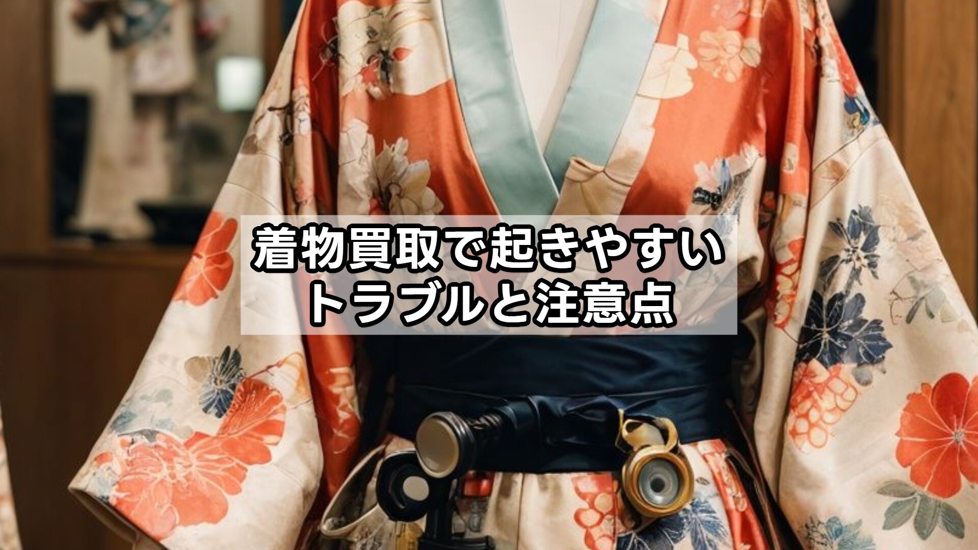 着物買取で起きやすいトラブルと注意点