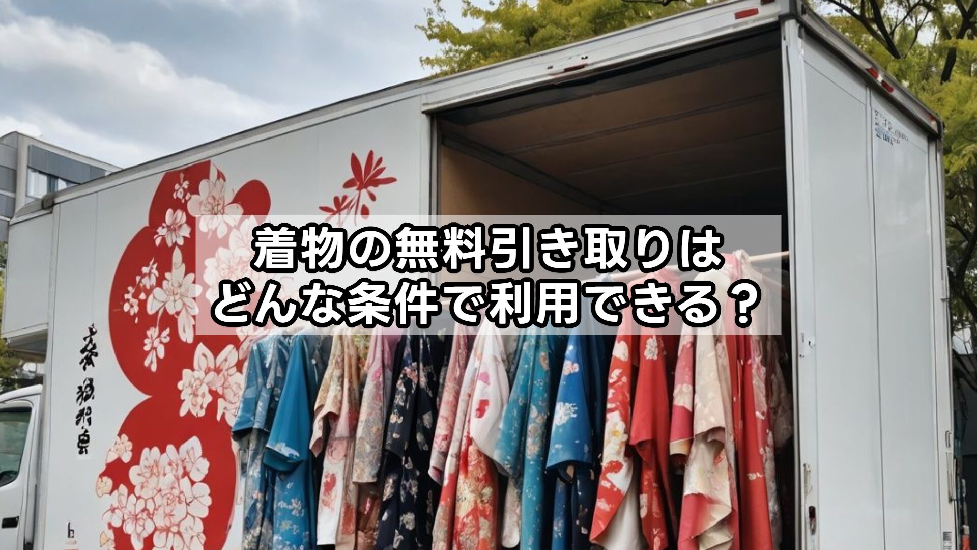 着物の無料引き取りはどんな条件で利用できる？