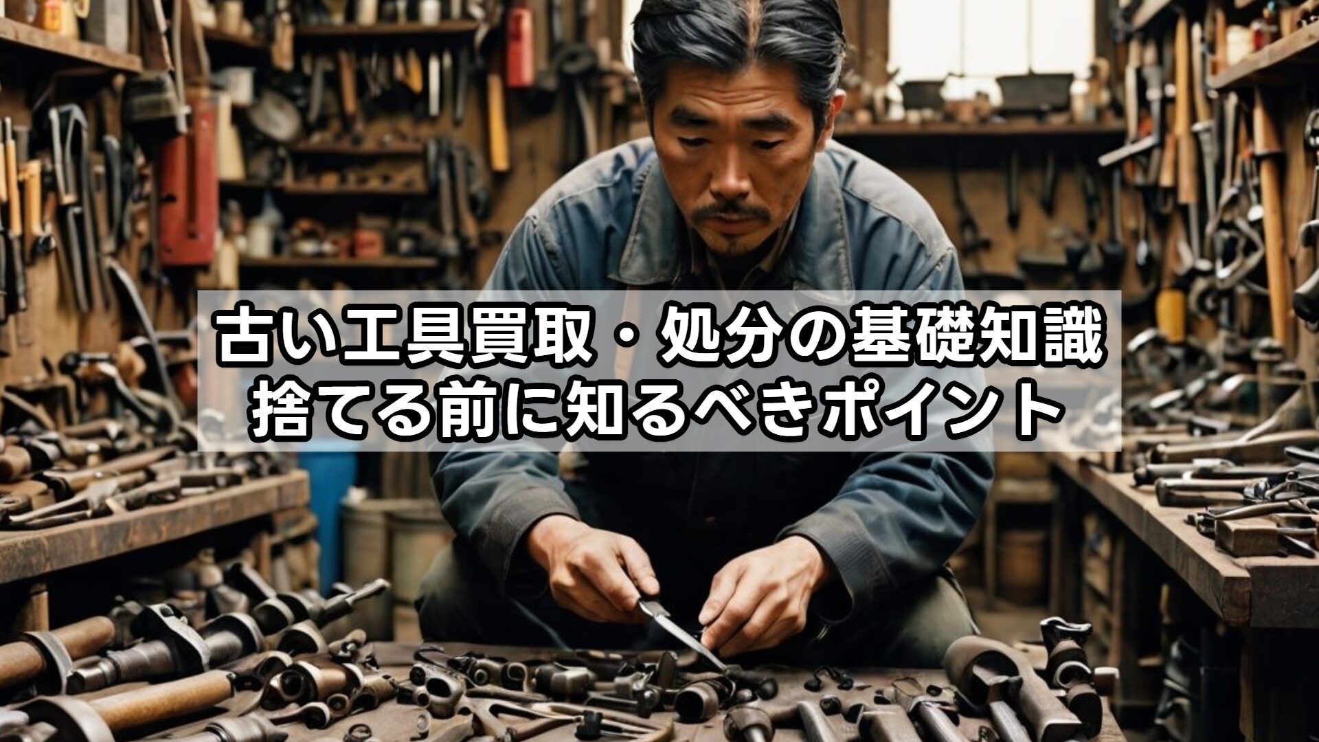 古い工具買取・処分の基礎知識｜捨てる前に知るべきポイント