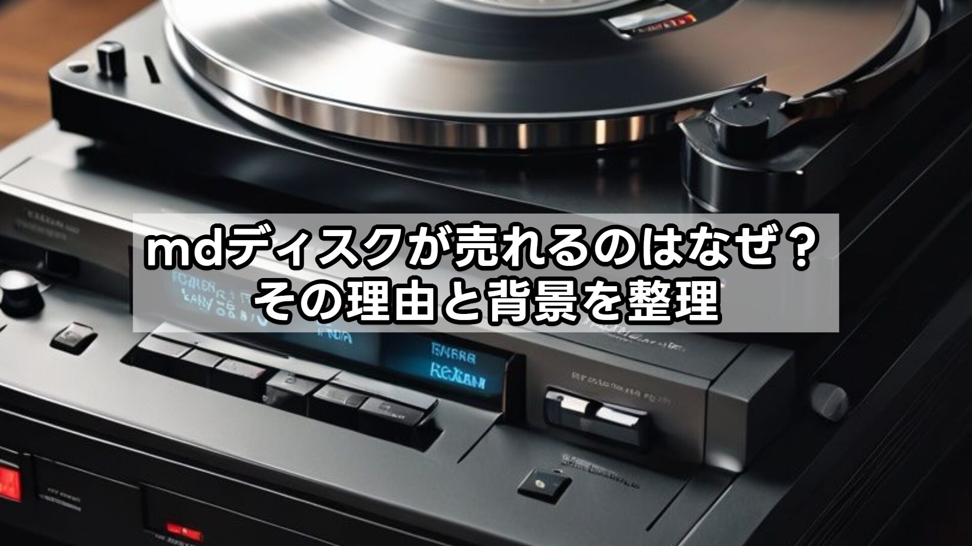 mdディスクが売れるのはなぜ？その理由と背景を整理