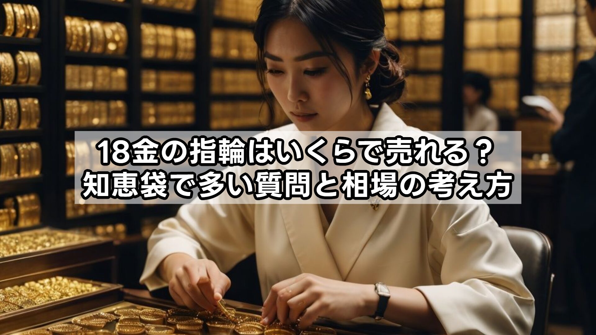 18金の指輪はいくらで売れる？知恵袋で多い質問と相場の考え方