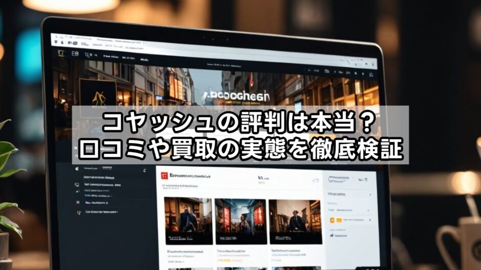 コヤッシュの評判は本当？口コミや買取の実態を徹底検証