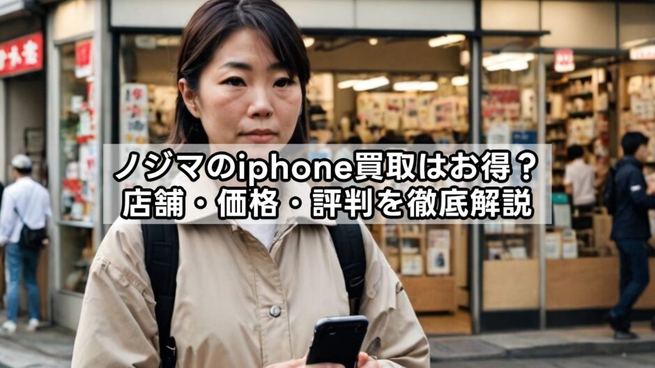 ノジマのiphone買取はお得？店舗・価格・評判を徹底解説
