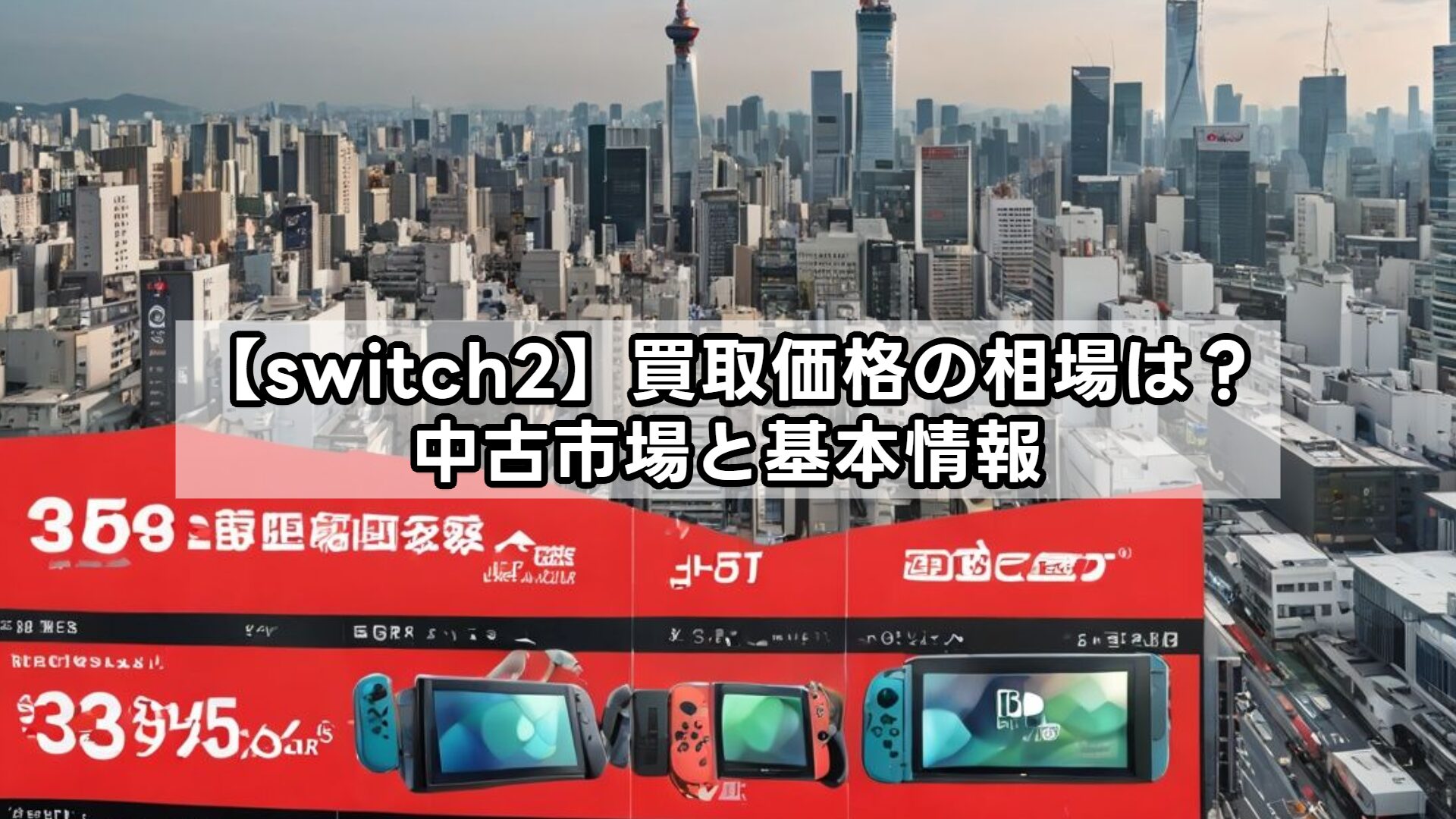 【switch2】買取価格の相場は？中古市場と基本情報