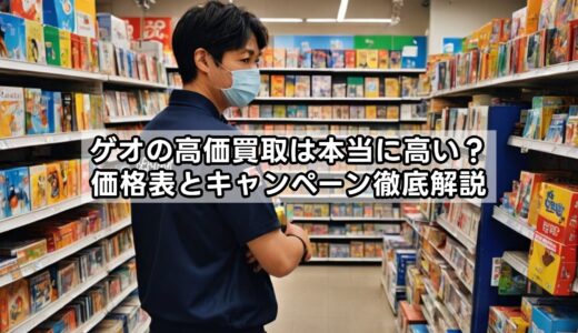 ゲオの高価買取は本当に高い？価格表とキャンペーン徹底解説