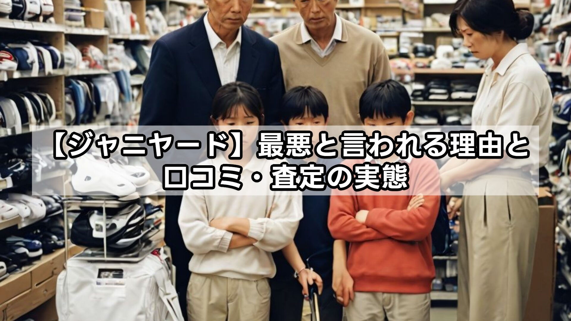 【ジャニヤード】最悪と言われる理由と口コミ・査定の実態