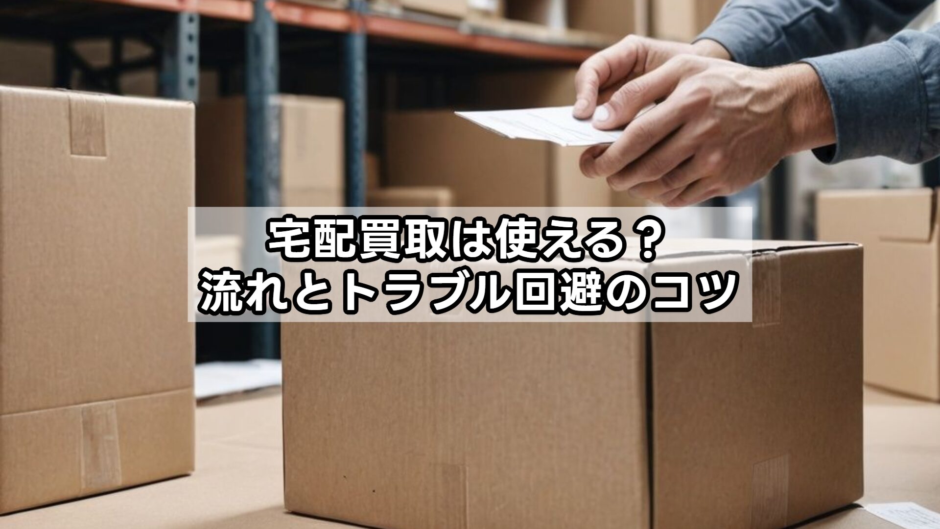 宅配買取は使える？流れとトラブル回避のコツ