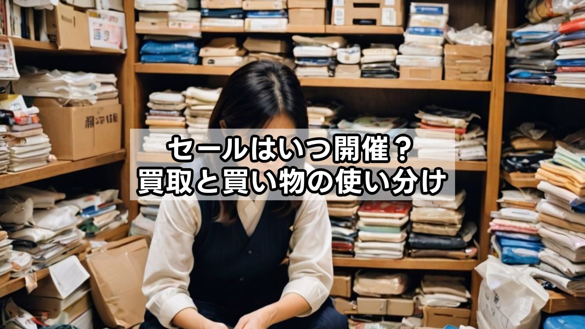 セールはいつ開催？買取と買い物の使い分け