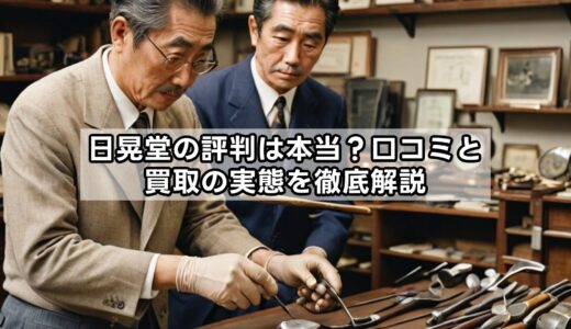 日晃堂の評判は本当？口コミと買取の実態を徹底解説