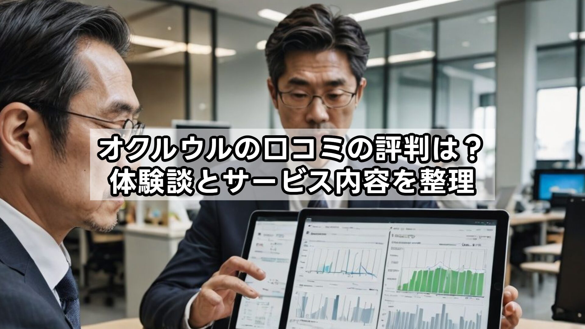オクルウルの口コミの評判は？体験談とサービス内容を整理