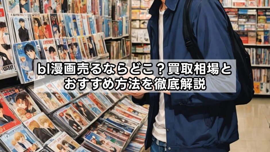 bl漫画売るならどこ？買取相場とおすすめ方法を徹底解説