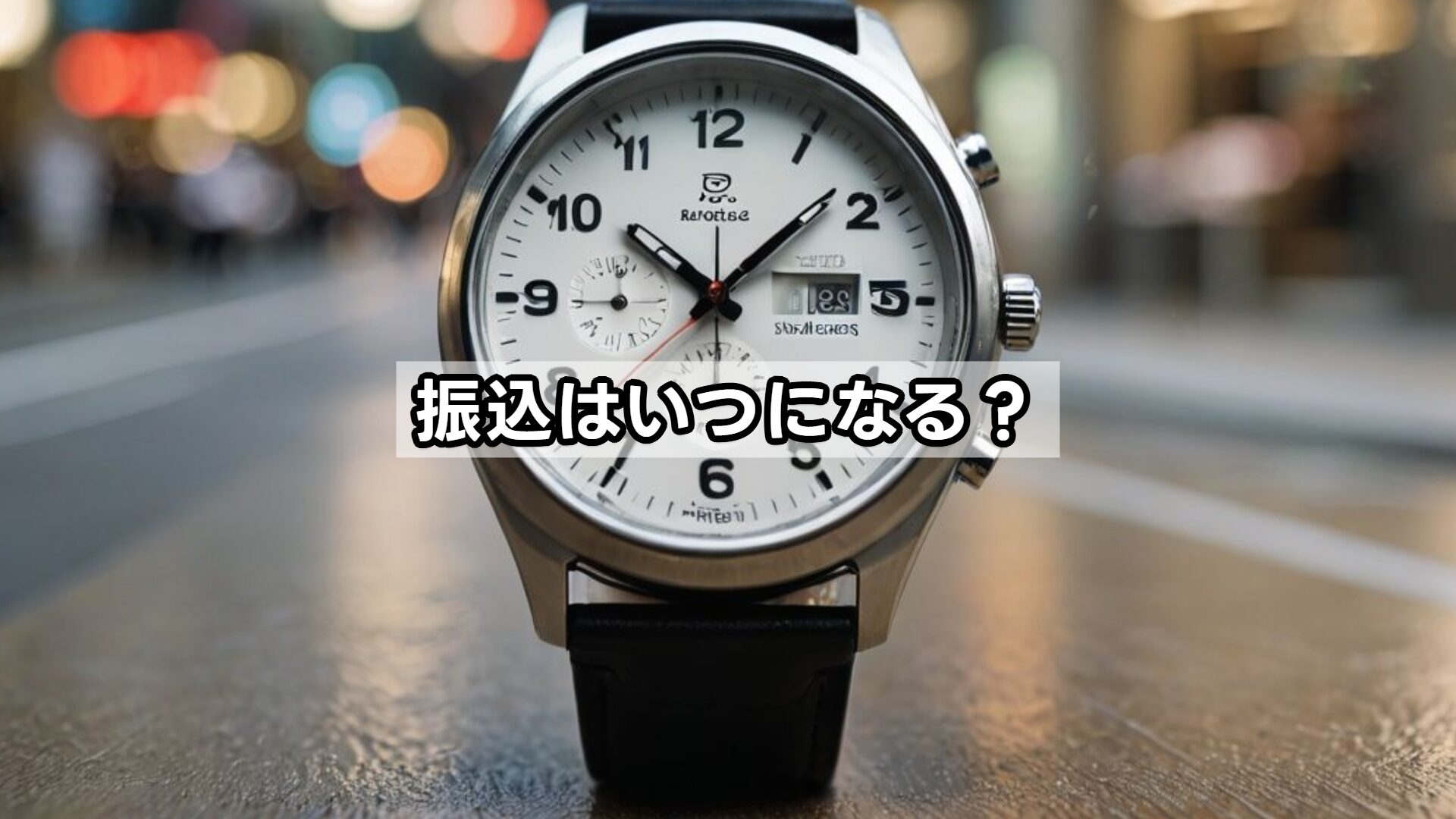 振込はいつになる？