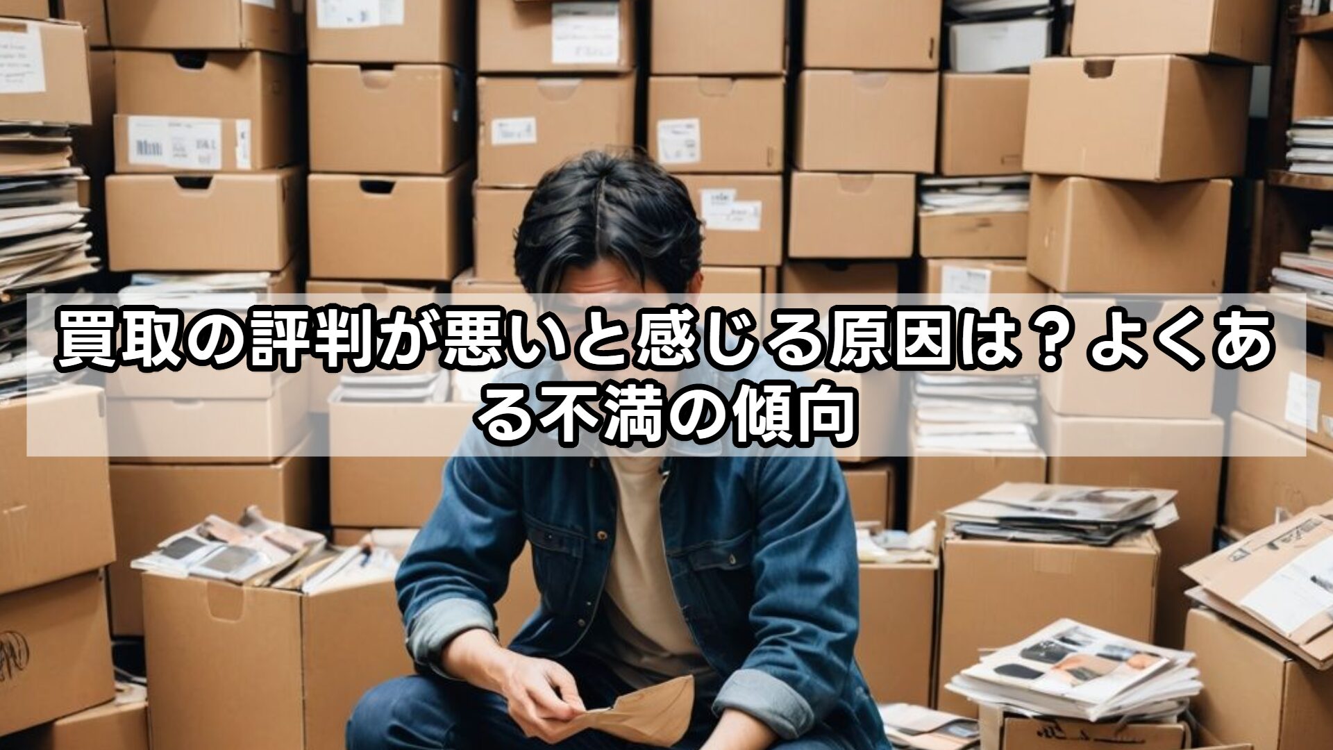 買取の評判が悪いと感じる原因は？よくある不満の傾向