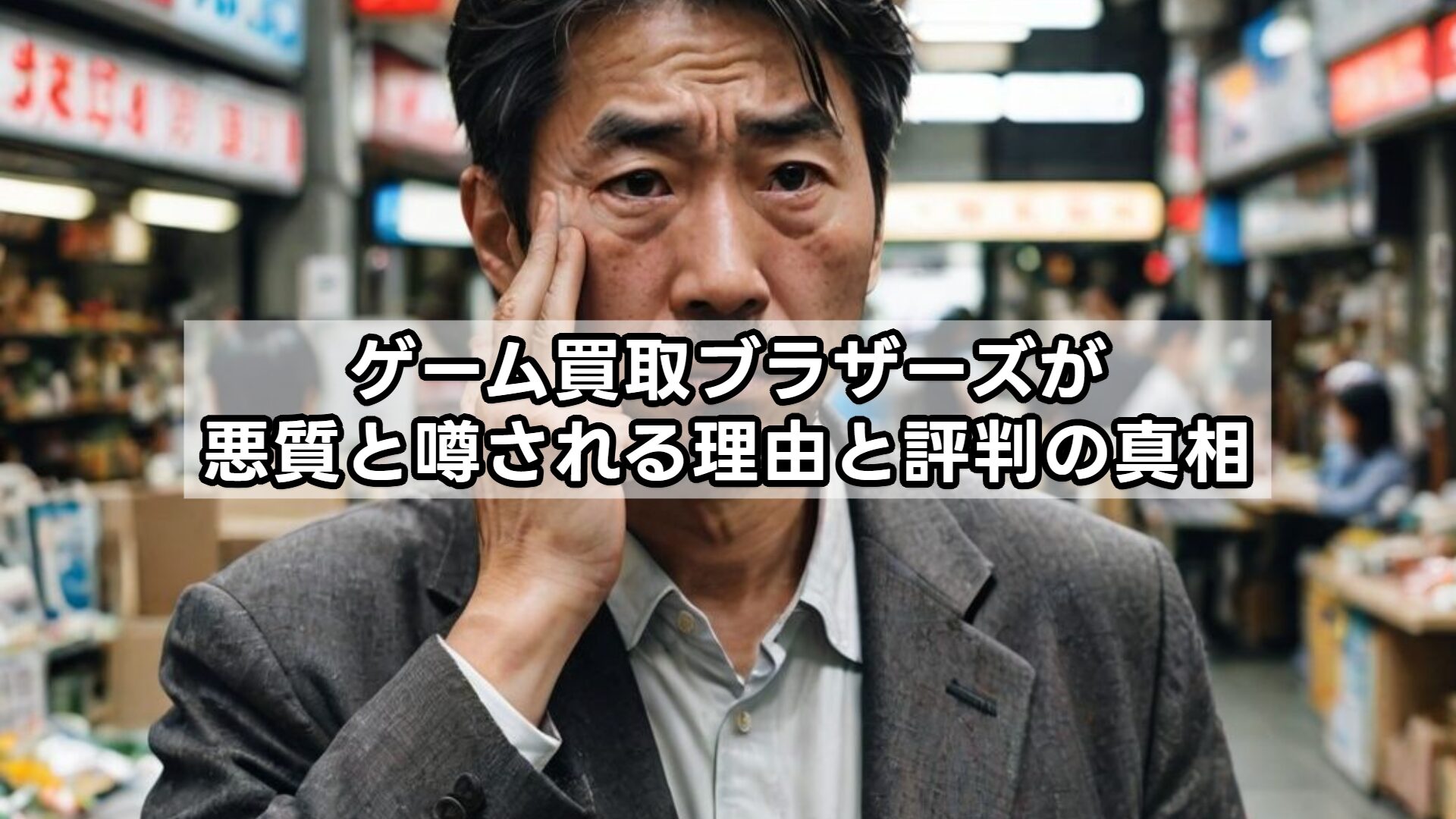 ゲーム買取ブラザーズが悪質と噂される理由と評判の真相