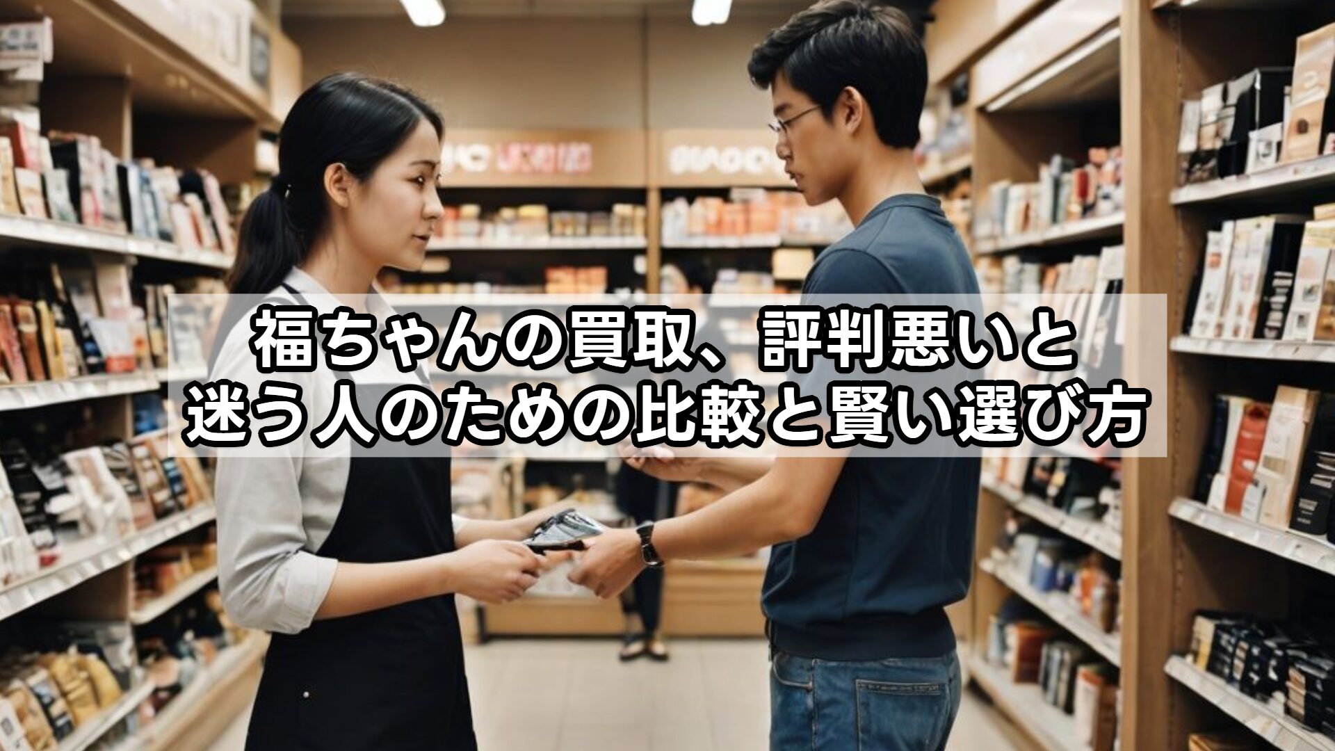 福ちゃんの買取、評判悪いと迷う人のための比較と賢い選び方