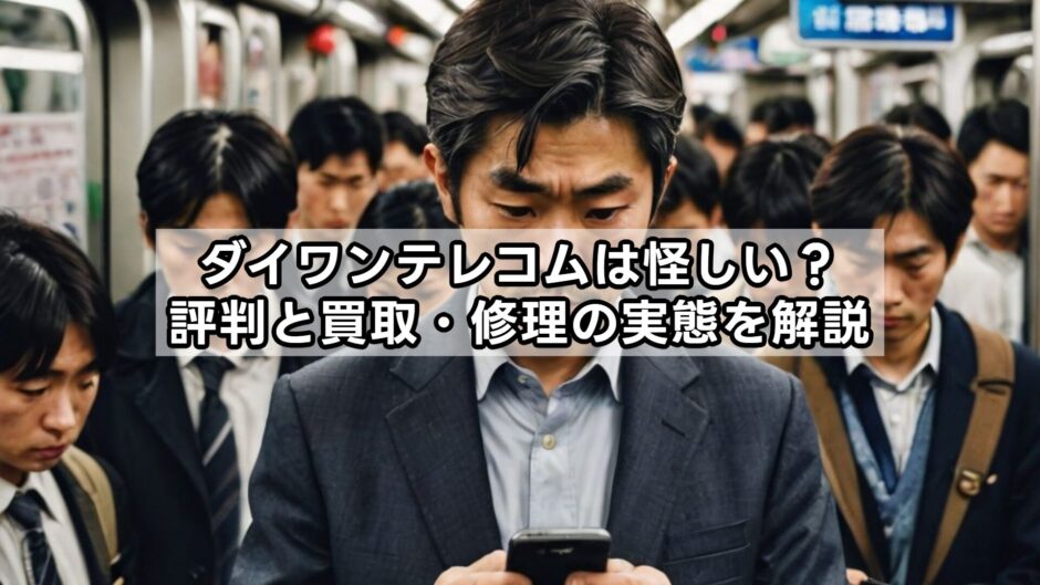 ダイワンテレコムは怪しい？評判と買取・修理の実態を解説