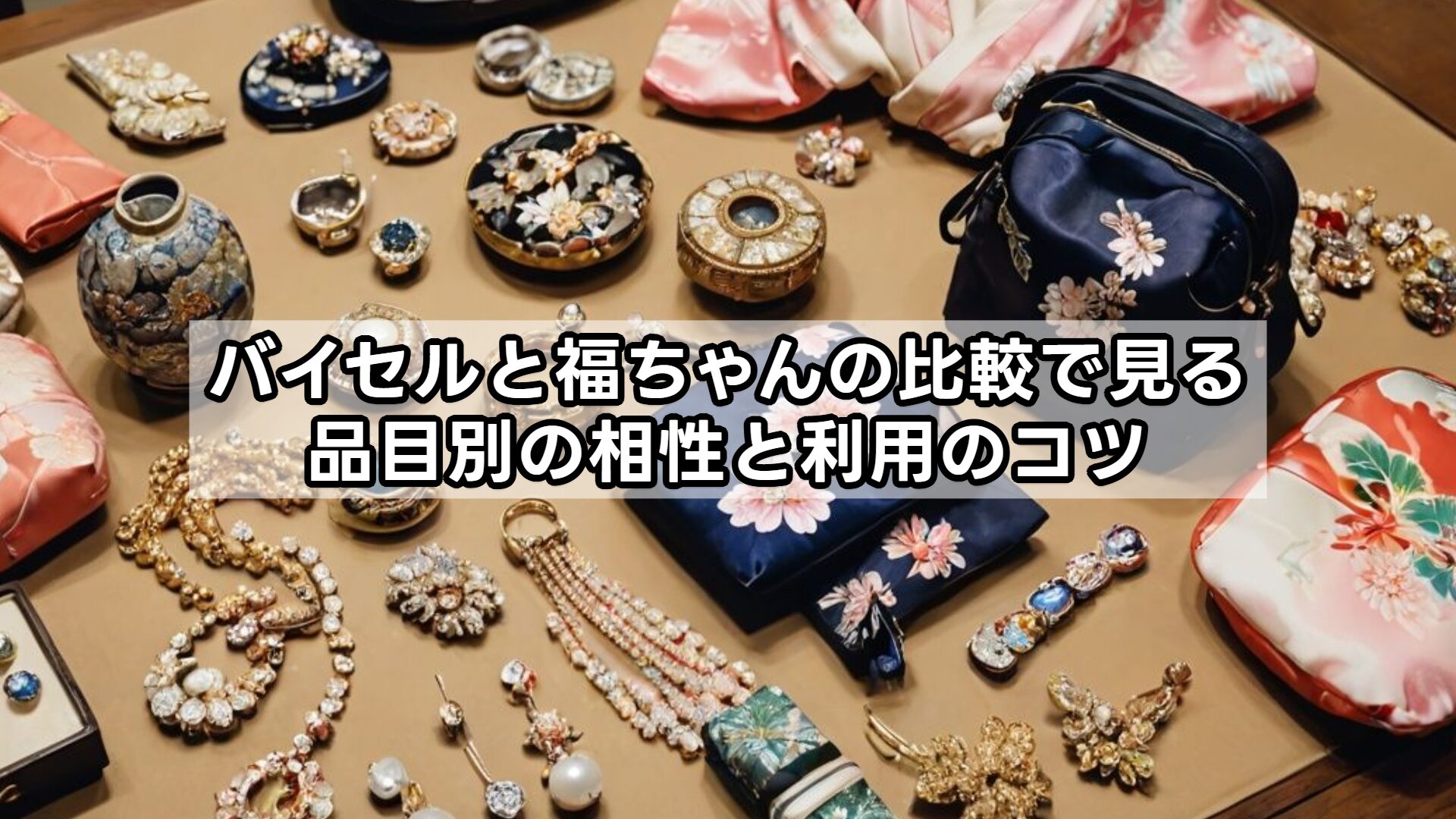 バイセルと福ちゃんの比較で見る品目別の相性と利用のコツ