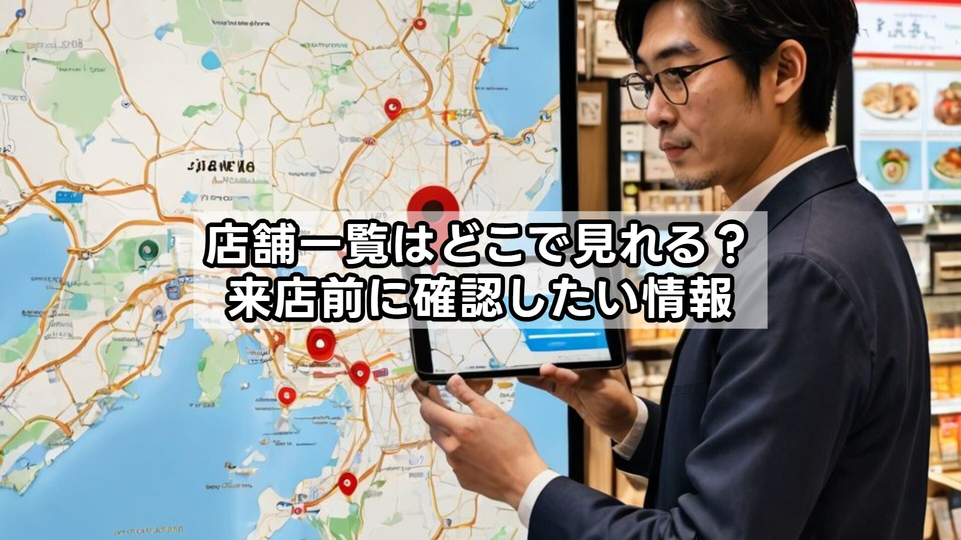 店舗一覧はどこで見れる？来店前に確認したい情報