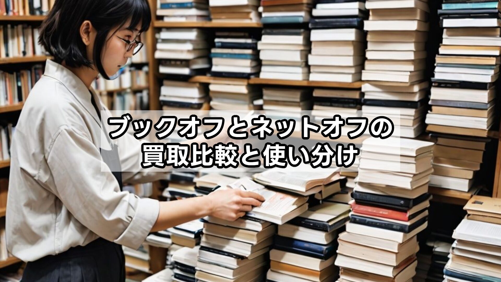 ブックオフとネットオフの買取比較と使い分け