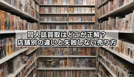 同人誌買取はどこが正解？店舗別の違いと失敗しない売り方