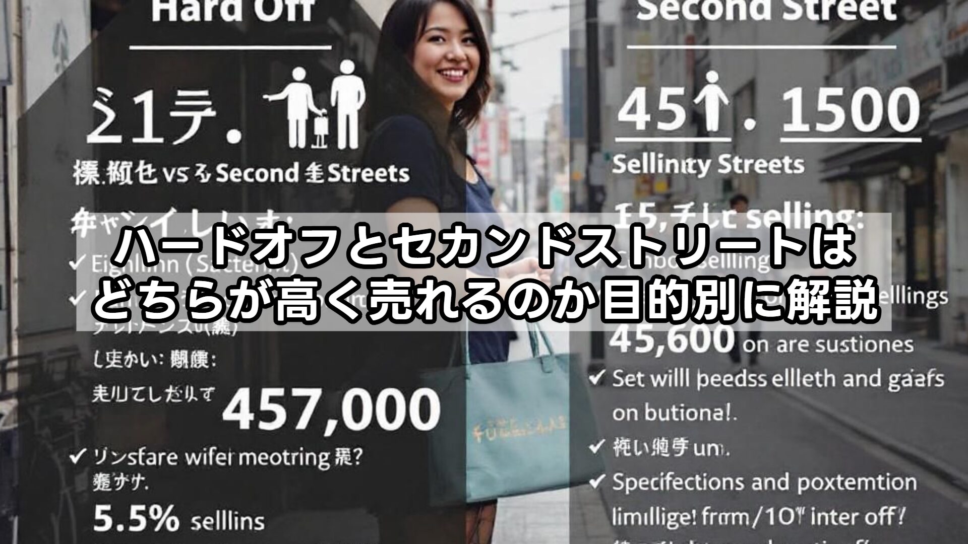 ハードオフとセカンドストリートはどちらが高く売れるのか目的別に解説